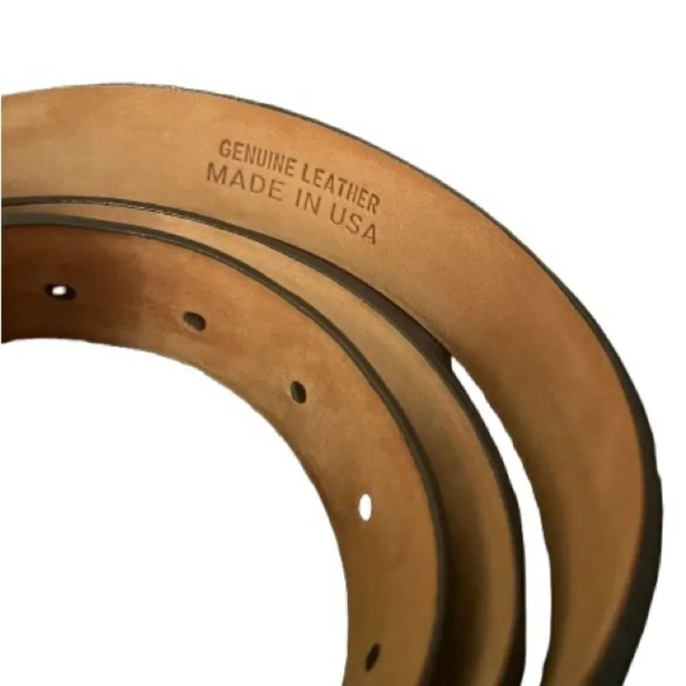 W. Kleinberg Black Leather Belt with Timeless Elegance